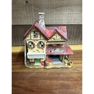 Holiday expressions Apple Jacks fall Halloween Village house